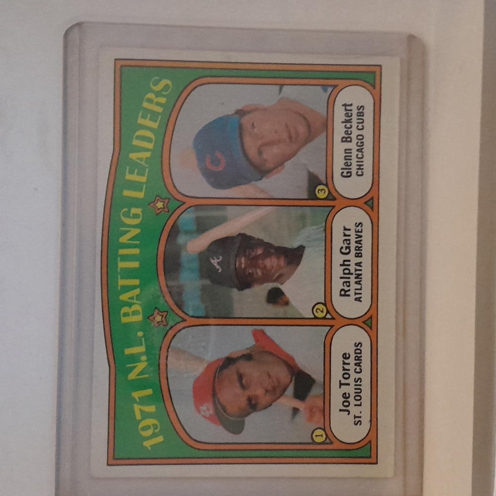 T.C.G. 1971 N.L. Batting Leaders Card #85